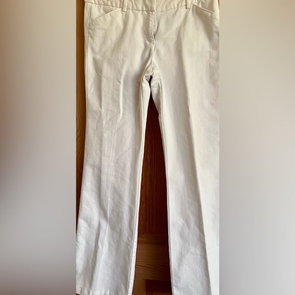 Express Design Studio Withe pants Size 8 - Picture 1 of 7